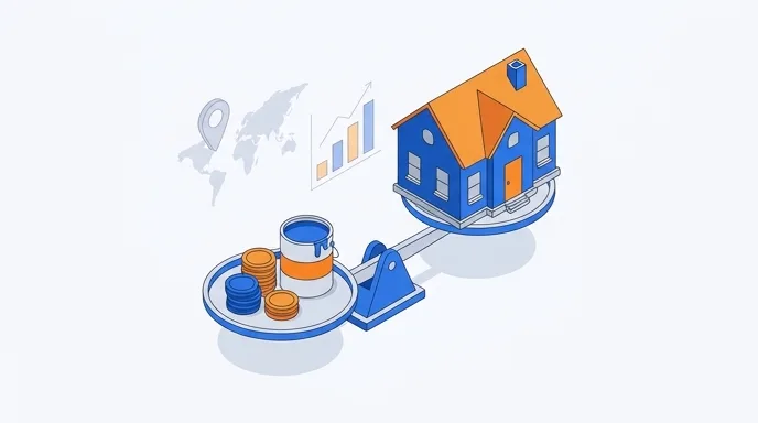 Balance entre le coût des travaux et la valeur d'un bien : les travaux avant vente ne se récupèrent pas euro pour euro