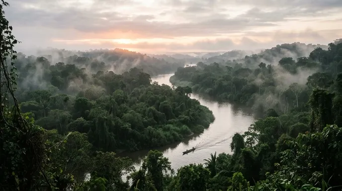 Paysage en Guyane